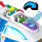 Fisher-Price Imaginext Transforming Buzz Lightyear Ship Toy Vehicle with Lights, Sounds,3-inch Action Figures, Launcher and Projectiles