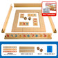 Chinese Mahjong Set for Beginners, Portable Travel Mahjong Game with Numbered Tiles, Easy to Learn Starter Set, Board Game for Adults and Teens
