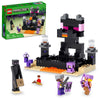 LEGO Minecraft The End Arena 21242, Player-vs-Player Battle Playset with Lava, Ender Dragon and Enderman Figures, Action Toys for Kids 8 Plus Years