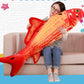 TONGMAN Giant Realistic Fish Plush Pillow - Soft Stuffed Animal Toy, Large Cushion for Home Decor, Unique Gift for Kids & Adults(31.5 inches / 80 cm)