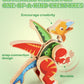 GLEEHAPY Dinosaur Wooden Toys,Snap on Dino Together Building Blocks,Take Apart Playset, STEM Montessori Educational Fine Motor Skill Learning Birthday