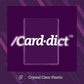 /CARD·DICT 200ct Top Loaders Compatible with Trading Card 35pt 3” x 4“ Rigid Sports Cards Protectors, Hard Plastic Sleeves Toploader for MTG, Yugioh