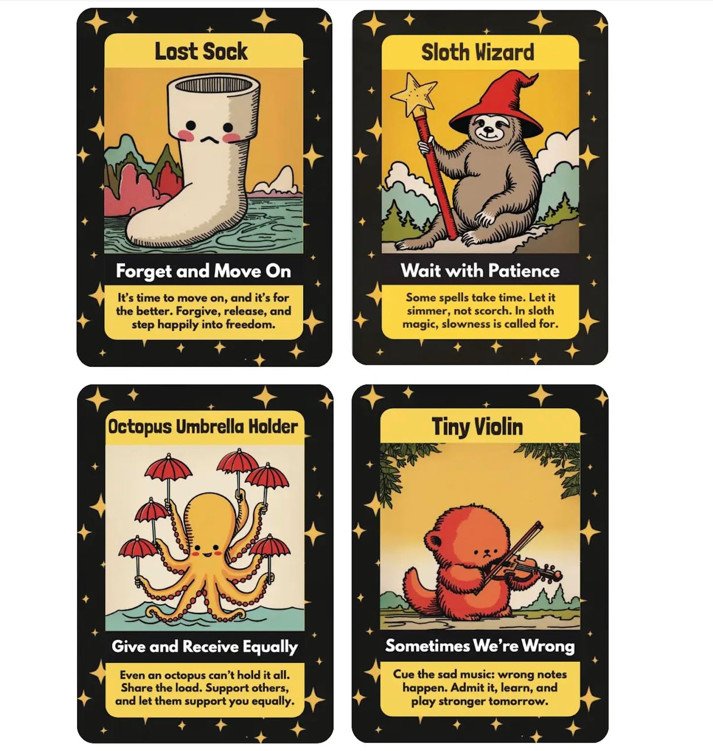 Dumpster Fire Oracle Cards, 52-Card Funny Oracle Deck for Self-Reflection and Humorous Spiritual Guidance with Savage Honesty