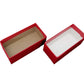Guardhouse 4 ½" Single Row Storage Box for 2" Paper and Plastic Coin Holders 6 Pack Red