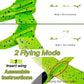 IJRPLM 6 Pack Airplane Toys, 17.5 Inch Large Throwing Foam Plane, 2 Flight Mode Glider Plane Flying Toy, Foam Airplanes for Kids 3-7 Year Olds