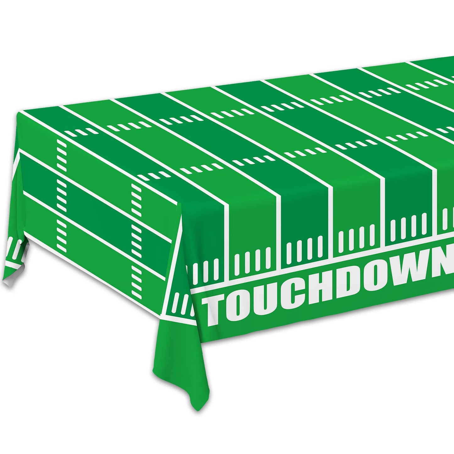 Gatherfun Football Theme Party Disposable Tablecloth Plastic Touchdown Table Cover for Birthday Football Party Games Decoration 54 X 108Inch 3 Pack