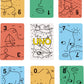 Mattel Games UNO Artiste Shantell Martin Card Game for Kids, Adults & Family Night, Collectible Deck Featuring Graphics & Art by Shantell Martin