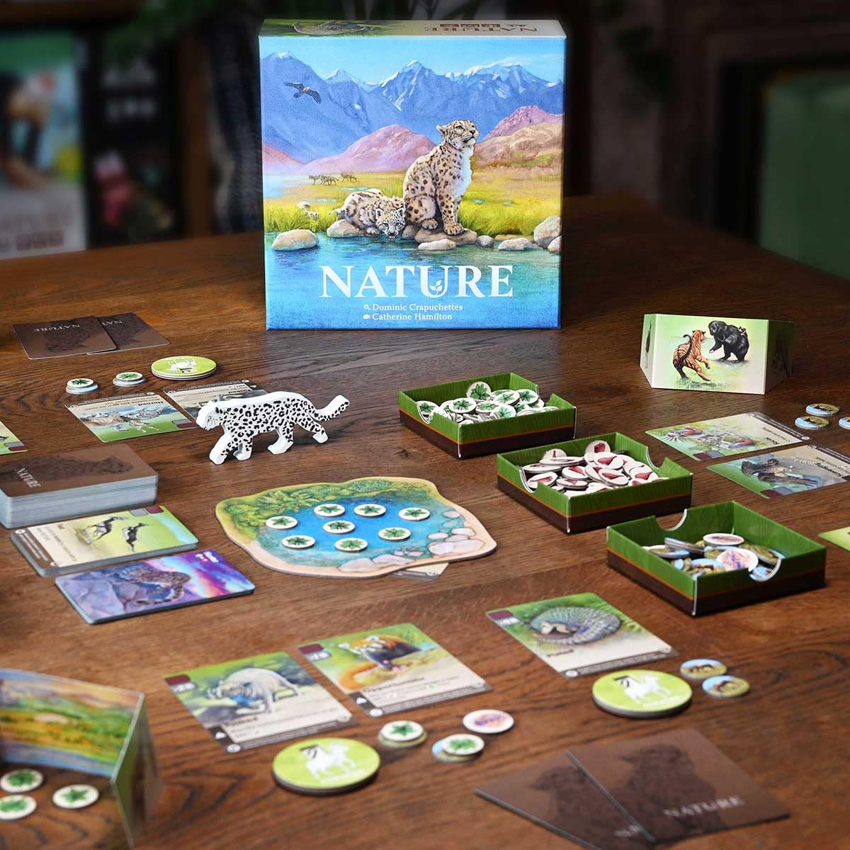Nature Board Game | Adapt and Evolve Species to Survive in a Shared Ecosystem | Wildlife Strategy Game for Adults, Teens and Families | 1-4 Players