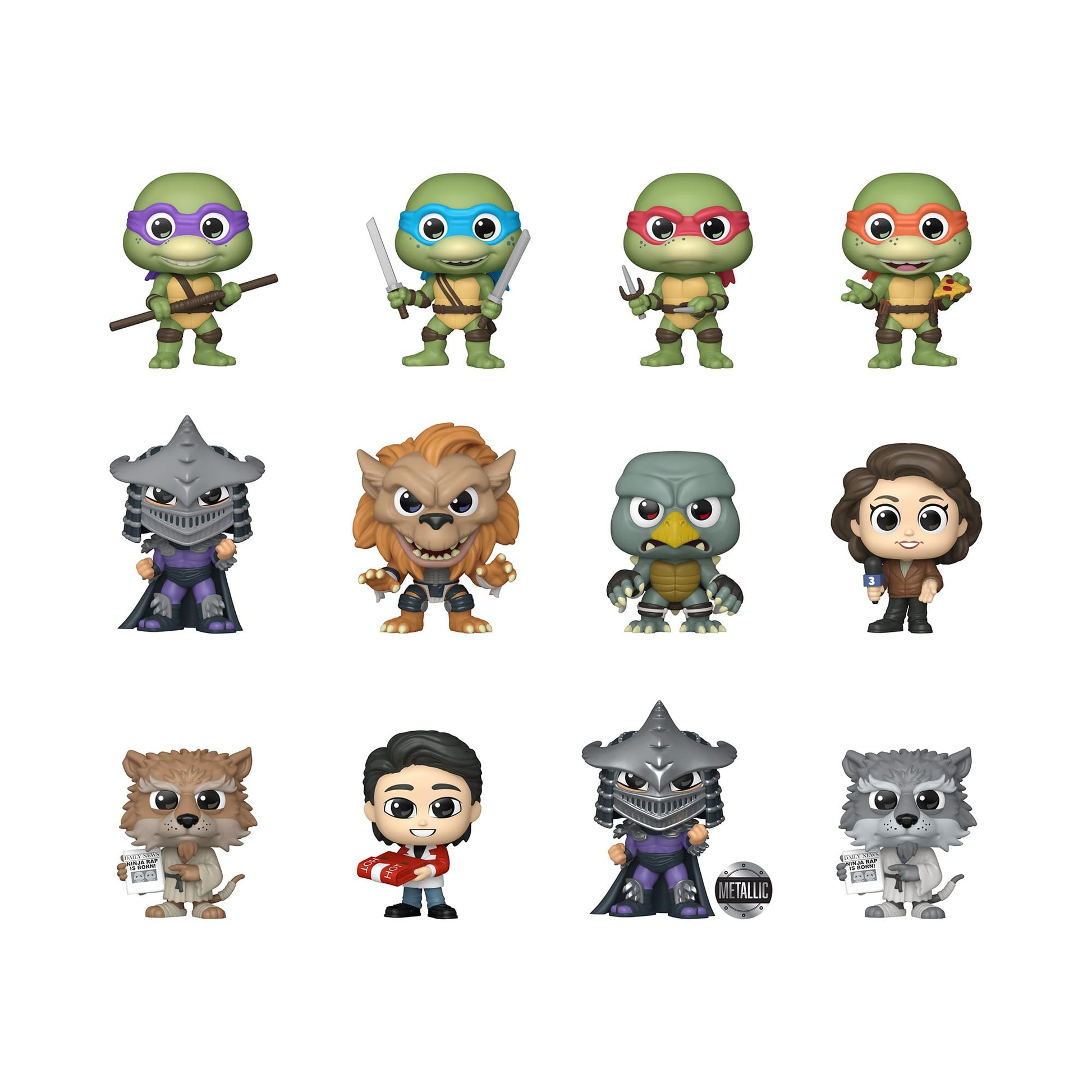 Funko Mystery Mini: Teenage Mutant Ninja Turtles (TMNT) - Single Item per Purchase - Collectable Vinyl Figure - Gift Idea - Official Merchandise