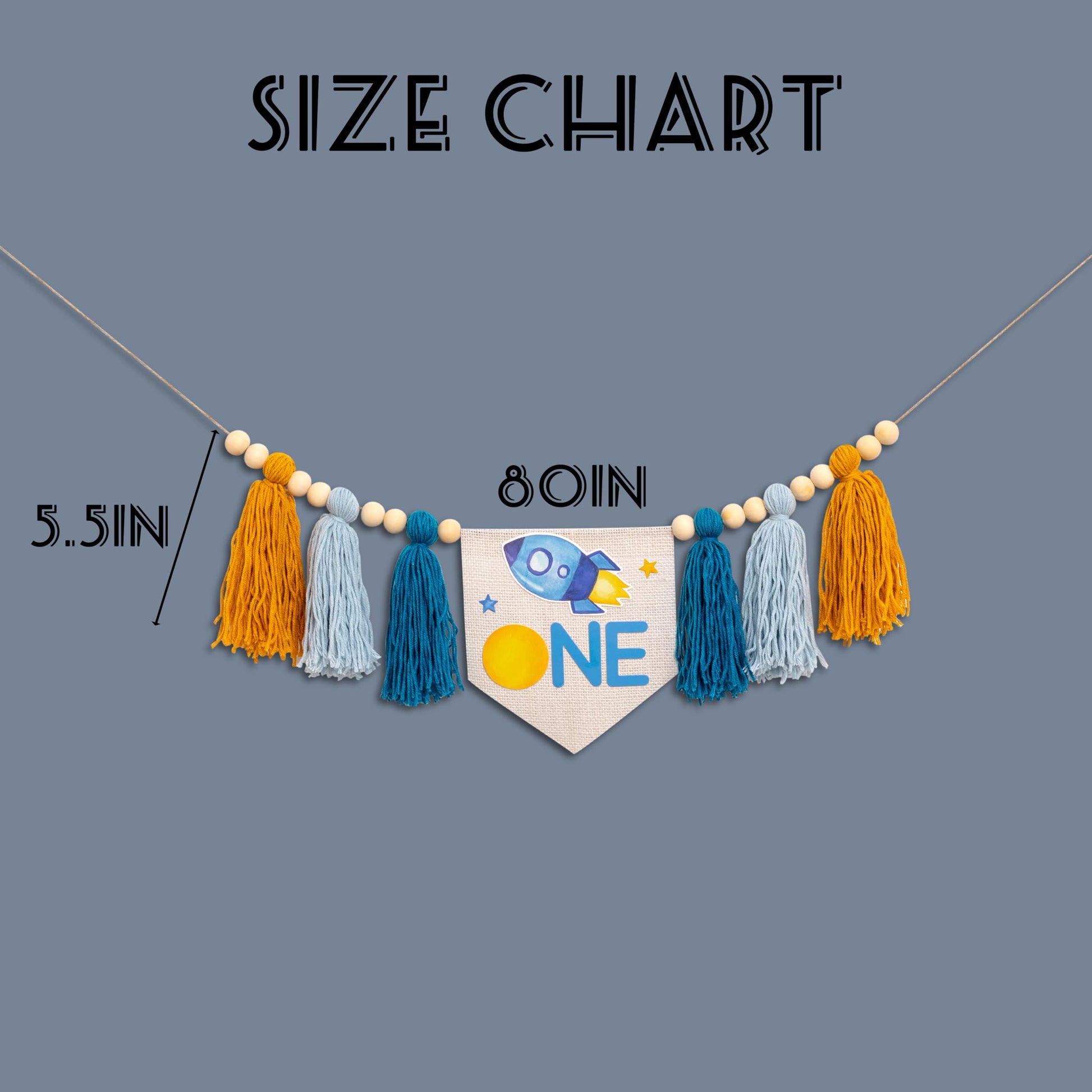 Gostman Outer Space ONE High Chair Banner