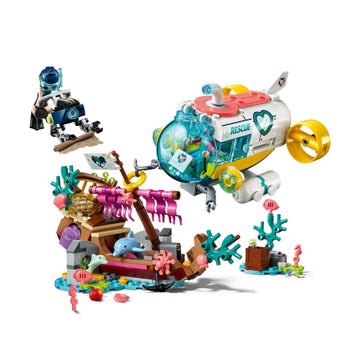 LEGO Friends Dolphins Rescue Mission 41378 Building Kit with Toy Submarine and Sea Creatures, Fun Sea Life Playset with Kacey and Stephanie
