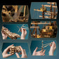 Keetopteep 3D Wooden Puzzles for Adults, DIY Fantasy Spaceship Wooden Puzzle Model Building Kits, 420pcs 3D Puzzles Model Educational Brain Teaser DIY