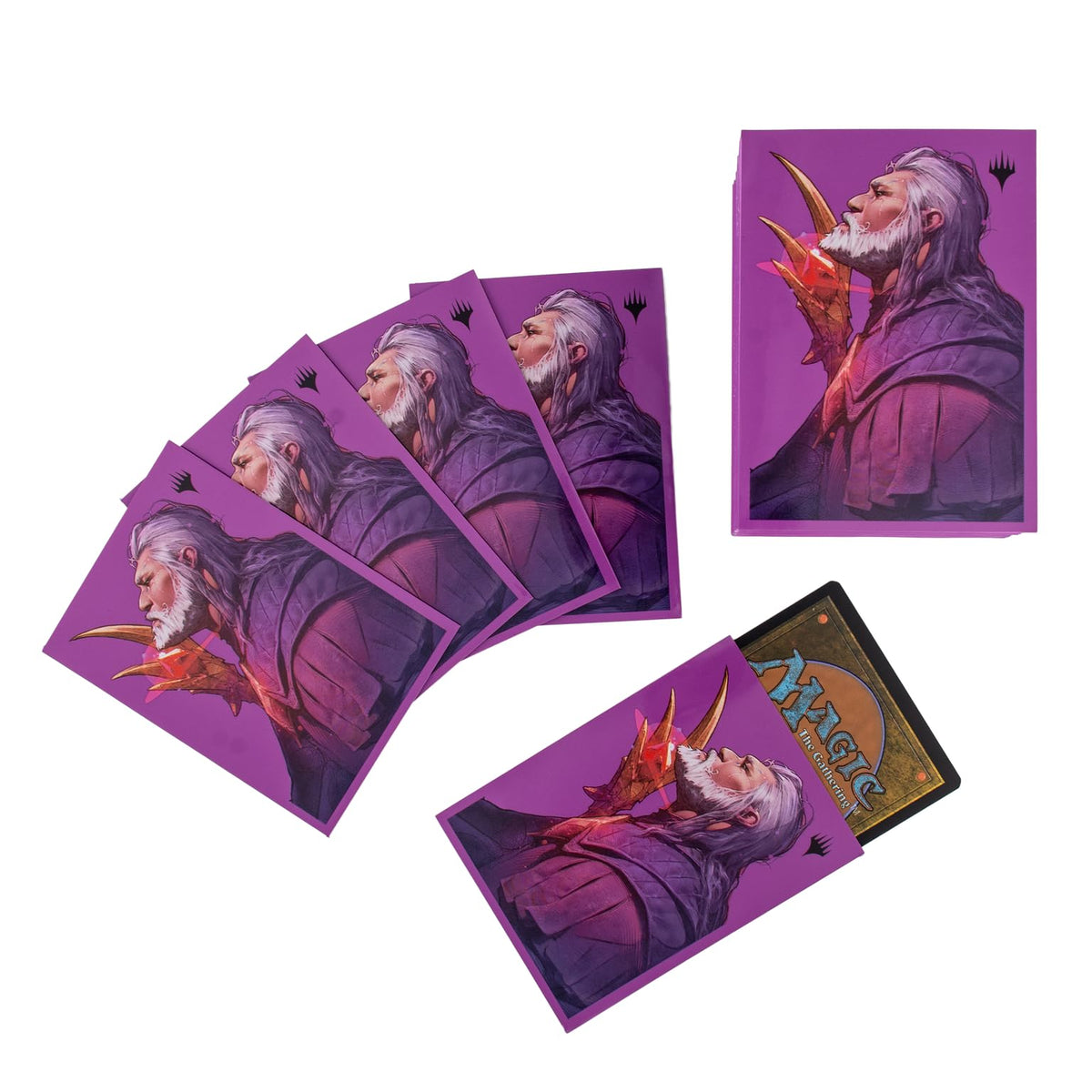 Ultra PRO - MTG Commander Masters 100ct Standard Size Card Sleeves - Urza, Lord High Artificer Artwork, Matte Finish with ChromaFusion Technology