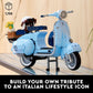 LEGO Icons Vespa 125 Model Building Kit - Vintage Italian Scooter DIY Craft Kit for Adults, Ages 18+ - Gift for Birthdays - Includes Kickstand