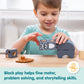 Melissa & Doug Blockables™ Woodland Friends Snap and Play, Mix and Match Connectable Wooden Building Blocks Play Set Toy for Preschool Boys and Girls