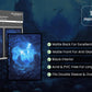Realm Guard - 100ct Textured Matte TCG/MTG Card Art Sleeves (Blue/Black Graveyard)