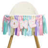 Donut 1 Years Old Birthday Banner - Sweet One Birthday Party Decorations, Soft Ribbon Ballet Skirt Set, Rainbow High Chair Garland, Sweet One Year