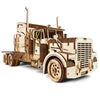 UGEARS Models 3-D Wooden Puzzle - Mechanical Heavy Boy Truck VM-03 Wooden Model Kit for Adults and Teens