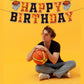 PANRRPERS Basketball Happy Birthday Banner, Slam Dunk Garland Bunting Sign, Basketball Party Decorations for Boys Teens Men Kids