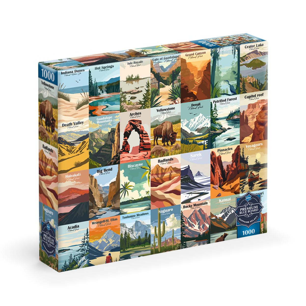 Buffalo Games - Our National Parks - 1000 Piece Jigsaw Puzzle for Adults