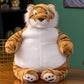 ronivia Tiger Weighted Stuffed Animals, 21.5" 5.2 lbs Weighted Tiger Plush Large Weighted Plush Animal Toy Pillow Gifts for Boys and Girls