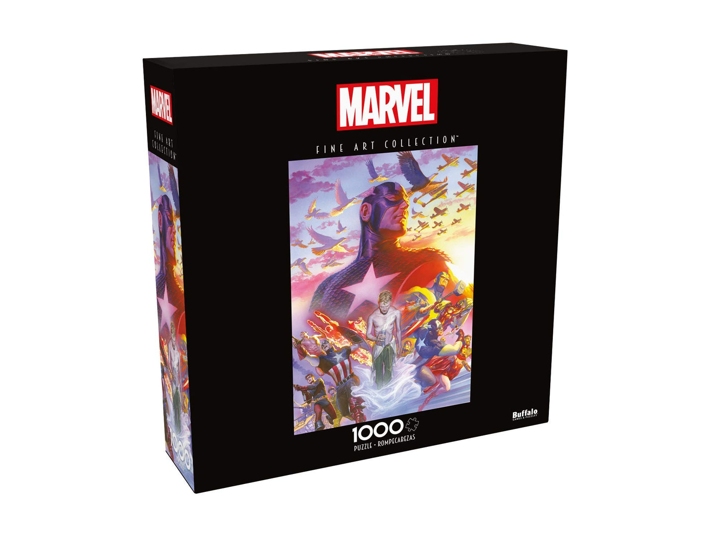 Buffalo Games - Marvel - Captain America 22-1000 Piece Jigsaw Puzzle for Adults -Challenging Puzzle Perfect for Game Nights - Finished Size is 26.75 x