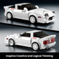 Super Sports Car Building Set with Display Case, 369 Pcs Model Ages 8+