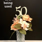 50th Birthday Centerpieces SET OF 4