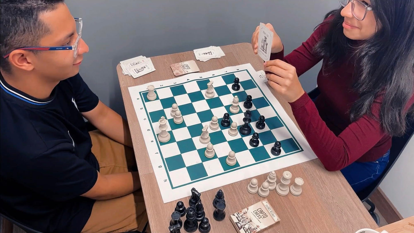 Capto Chess Cards Strategy Deck for Chess Sets | Fun Chess Variant Game & Gift for Chess Players
