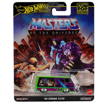 Hot Wheels Premium POP Culture Masters of The Universe '66 Dodge A100 Die Cast Car, 1:64 Scale Model