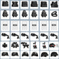 Military Base Army Base Building Blocks Sets WW2 Battle Brick Armory Swat Team Weapons Pack Toys Compatible with Major Brands Bricks(568 Pcs)