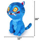 Kpop Demon Hunters Derby Character Plush Pillow Pal, Super Soft, Blue & Large 16 x 12 Inch