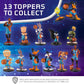 P.M.I. Space Jam Pencil Toppers | Collect All 13 Looney Tunes Toys Figures | Small Toys from Space Jam: A New Legacy | Party Supplies | Made