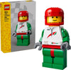 LEGO Up-Scaled Racing Driver Minifigure Building Set - Large Collectible Minifigure Display Model, Motorsport Theme Gift for Fans - 40819