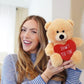 Witty Enterprise Shawty You Fine - 10" Teddy Bear - Couples Gifts for Her Him - Funny Stuffed Animal for Girlfriend, Boyfriend, Best Friend
