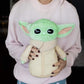 Loungefly Star Wars: The Mandalorian The Child 12-Inch Plush Toy with Pocket Zipper | Baby Yoda Plush Clip-On Doll | Super Soft Star Wars Stuffed