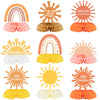 First Trip Around The Sun Decorations Honeycomb Centerpieces, Little Sunshine Table Toppers, Sun Birthday Party Decoration for Sunshine Baby Shower