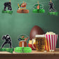 MZ.ogm 12PCS Football Party Decorations: Football Table Centerpiece Ball Honeycomb Centerpieces Table Toppers Sports Party Decor Sport Birthday