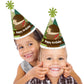 Big Dot of Happiness Forest Hedgehogs - Cone Happy Birthday Party Hats for Kids and Adults - Set of 8 (Standard Size)