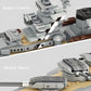 Ruikytech Bismarck Battleship Building Block Toy, World War II Classic Bismarck Warship Bricks Model Kit for Teenagers and Adults Collection(2081