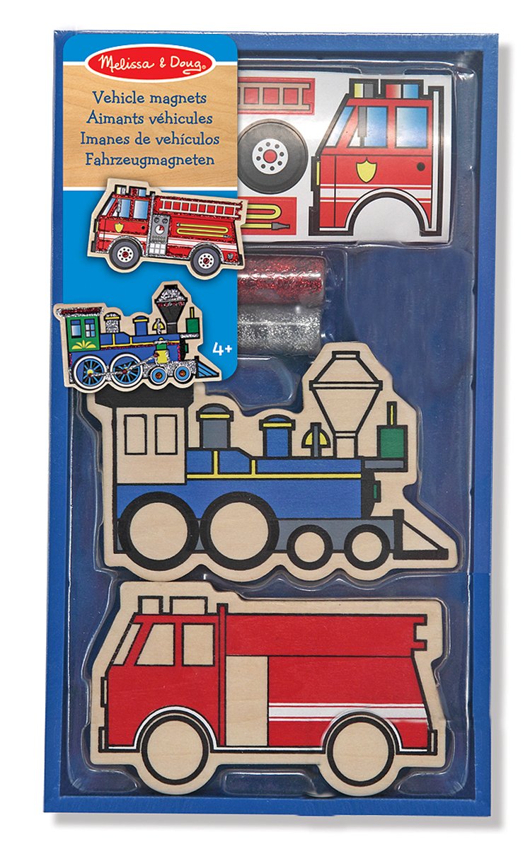 Melissa & Doug Party Favours: Vehicles Magnets
