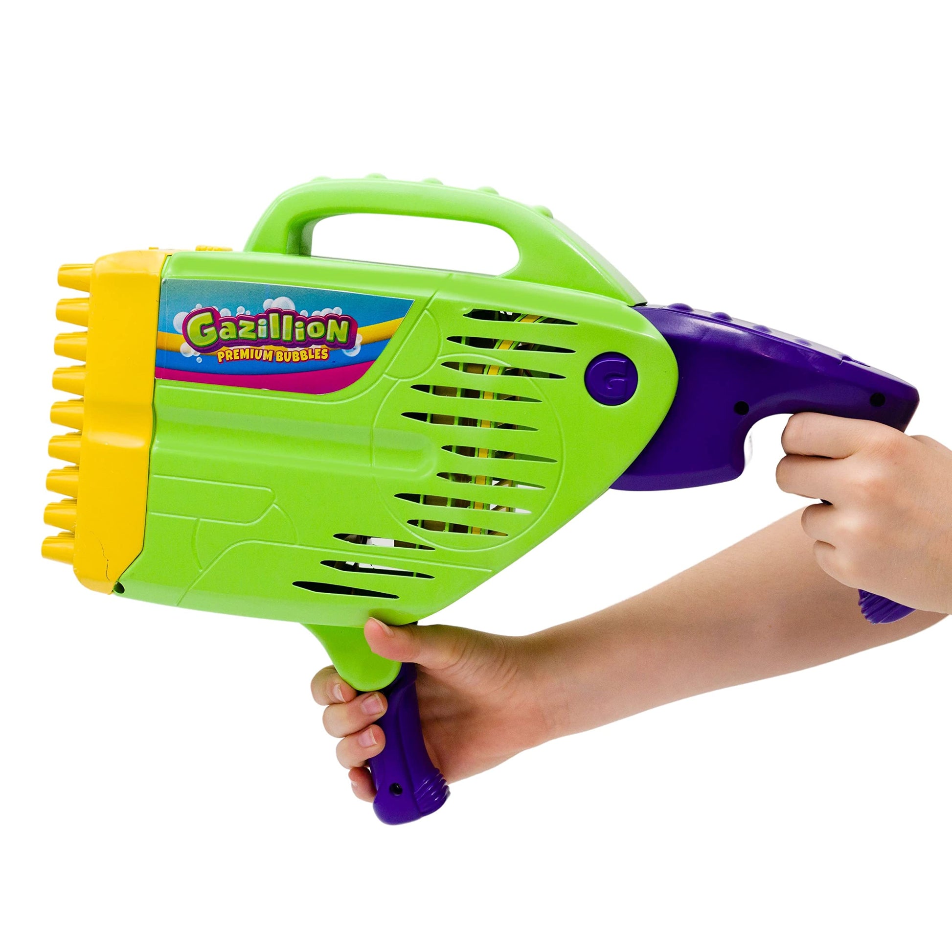 Gazillion Stormin' Bubble Baster Bubble Toy - Instant Bubble Creation - Outdoor Toy for Kids - 11 oz. Bubble Solution Included - Ages 3+