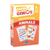Blue Orange Super Genius Animals - Tabletop Card Game, Fun Flash Card Concentration Matching Game for Kids, Ages 6+, 1-6 Players, Teacher Approved