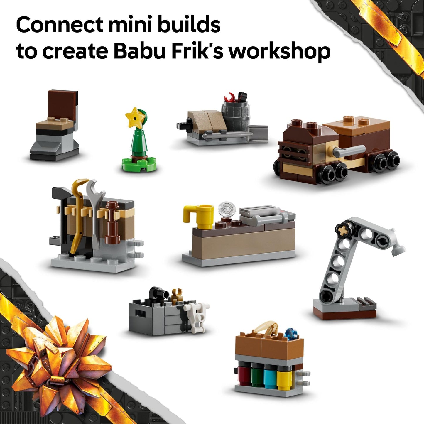 LEGO Star Wars Advent Calendar 2025 Kids Toy - Holiday Countdown Playset with 24 Toys for Boys & Girls, Ages 6+ - Includes C-3PO & BB-8 Figures - Star