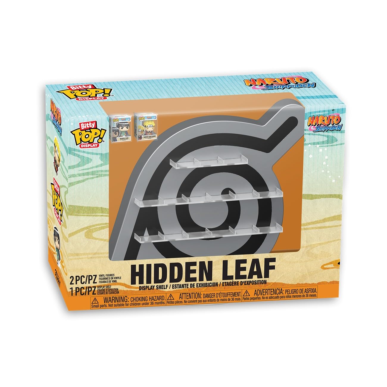 Funko Bitty POP! Display: Naruto - Hidden Leaf