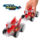 NKOK Sonic Pull Back (Large) 3PK Sonic, Knuckles & Silver Pull Back Race Set; No Batteries Required; Officially Licensed; Grippy Tires for a Grippy