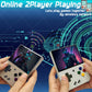 FINGEREVO Miyoo Mini Plus OnionOS Handheld Game Console 3.5-inch 640 * 480 Screen 3000mAh Miyoo-mini+ with Portable Case White