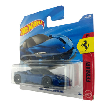 Hot Wheels Ferrari SF90 Stradale [Blue] 1/5, 41/250, 1:64 Scale Diecast Toy Vehicle