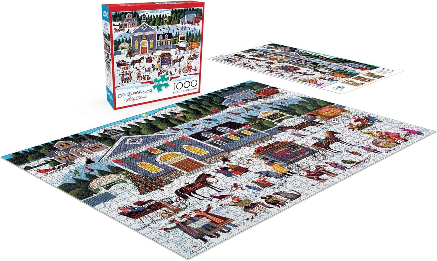 Buffalo Games - Charles Wysocki Churchyard - 1000 Piece Puzzle for Adults
