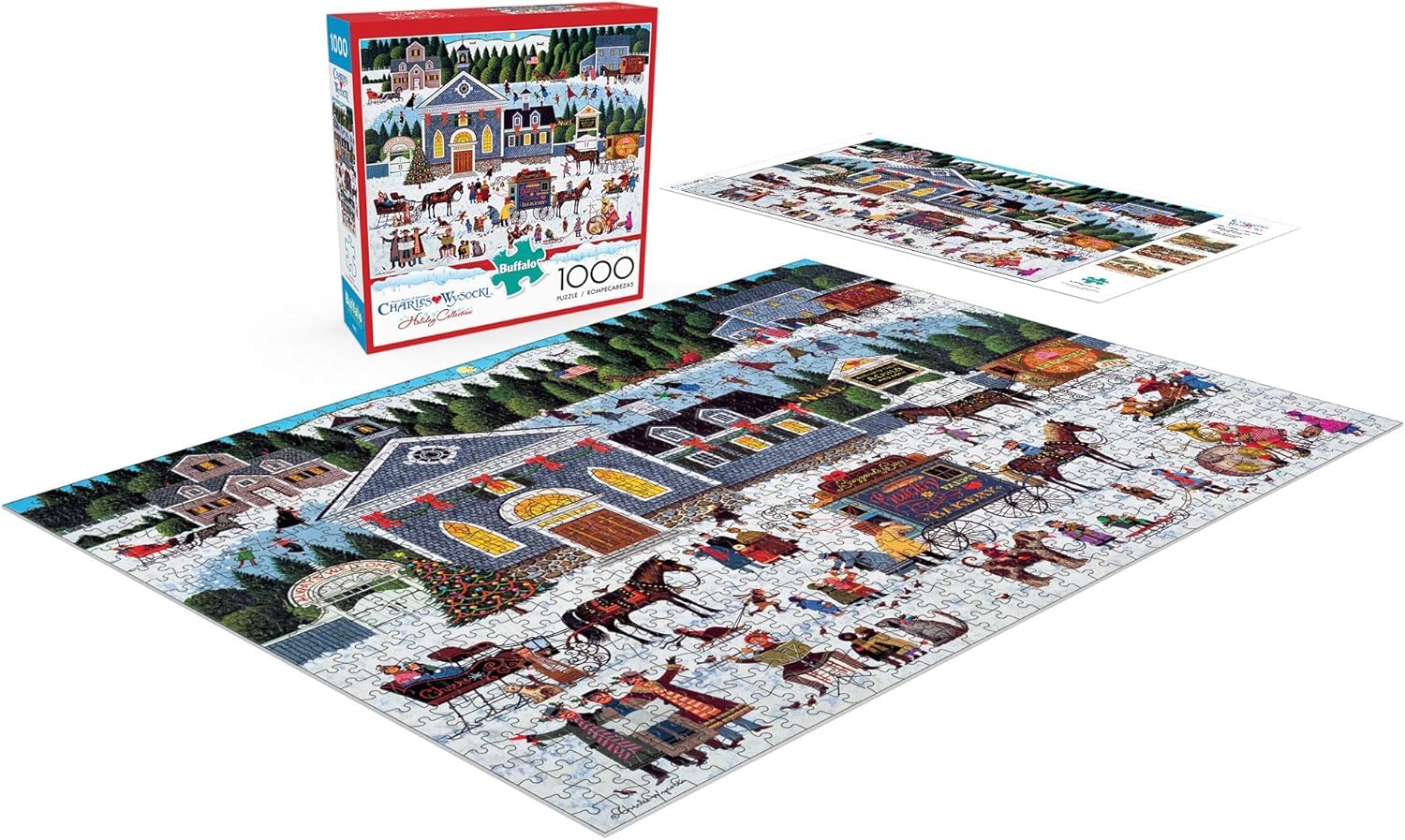 Buffalo Games - Charles Wysocki Churchyard - 1000 Piece Puzzle for Adults
